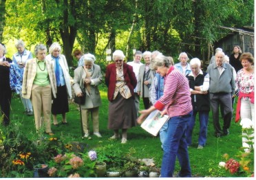 Ausflug zur Bissinger Viehweide, Familie Oelkrug